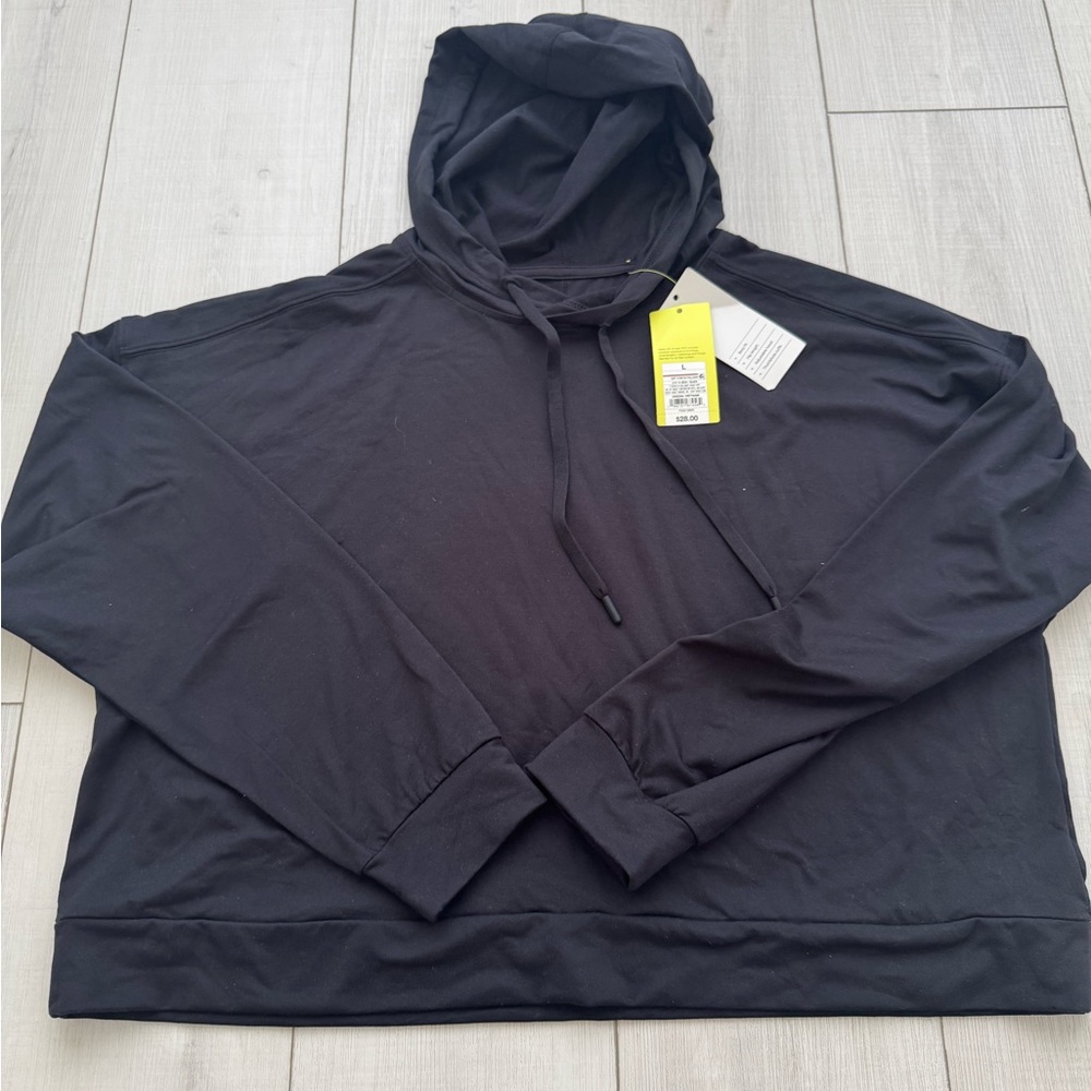 All In Motion Boxy Cropped Hoodie L NWT